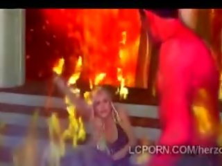 Big Boobed Blonde harlot Goes To Hell To Fuck The Devil
